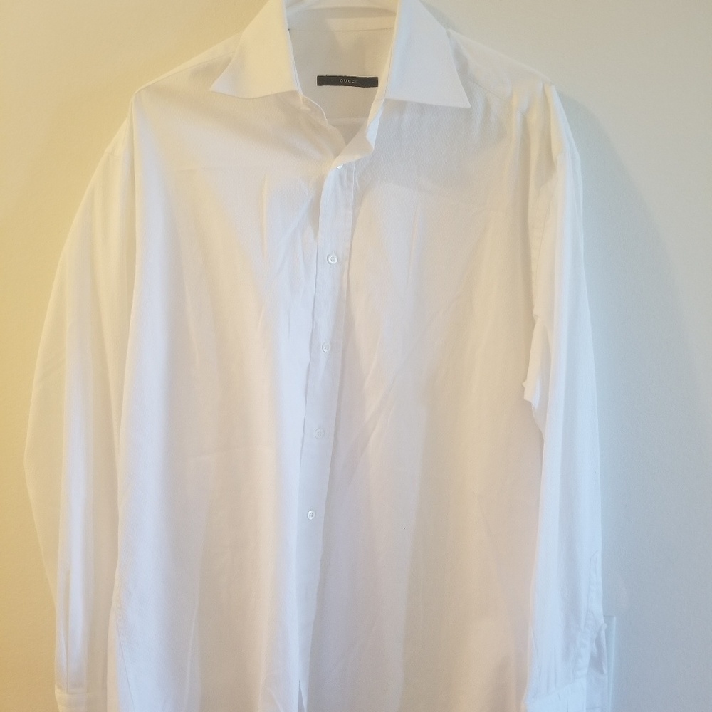 Mens Gucci white button up
